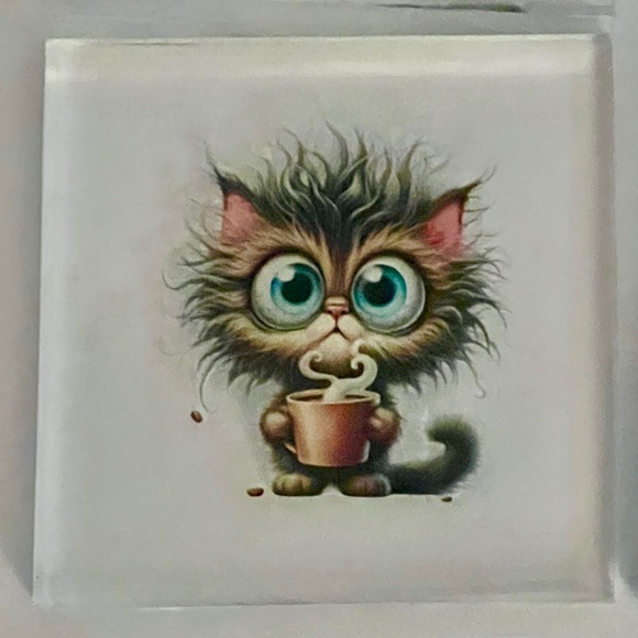 Cute Cat Coasters Set - Picture 3 of 5